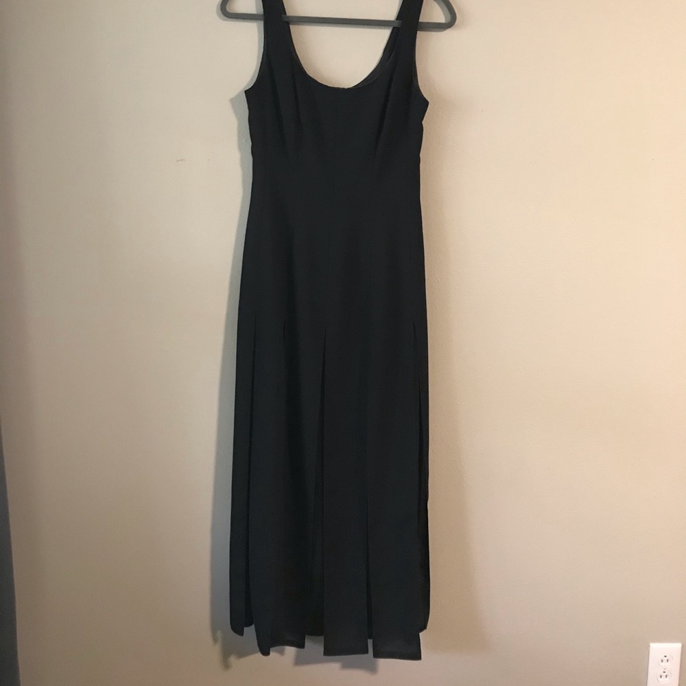 ABS Little Black Dress with Fringy Bottom